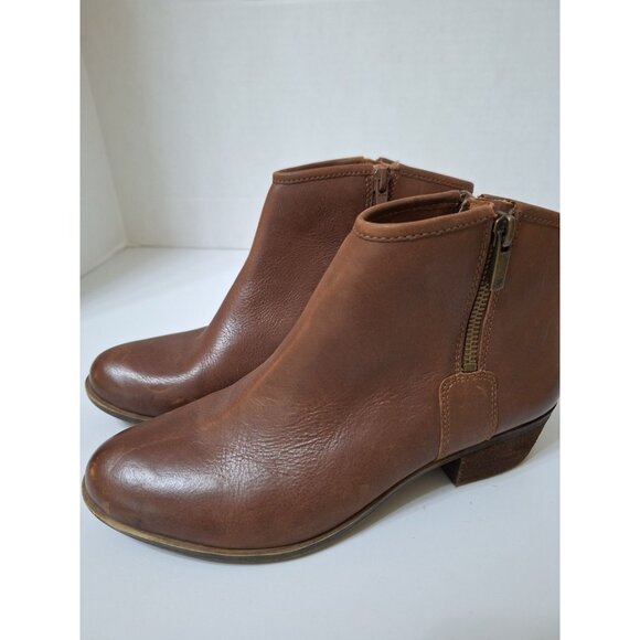 Lucky Brand Booties Women's 8 Brown Retro Country Western Casual Cabincore Boho - Picture 5 of 11